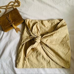Wrap Around Paperbag Skirt